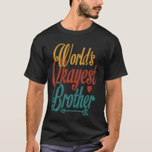 World S Okayest Brother Vintage Style Step Brother T-Shirt