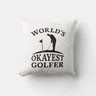 World’s Okayest Golfer Cushion