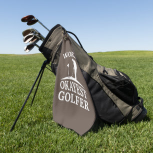 World’s Okayest Golfer Golf Towel
