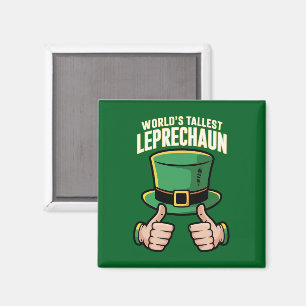 World’s Tallest Leprechaun Funny Irish Humour Magnet