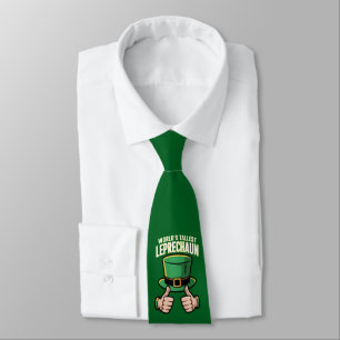 World’s Tallest Leprechaun Funny Irish Humour  Tie
