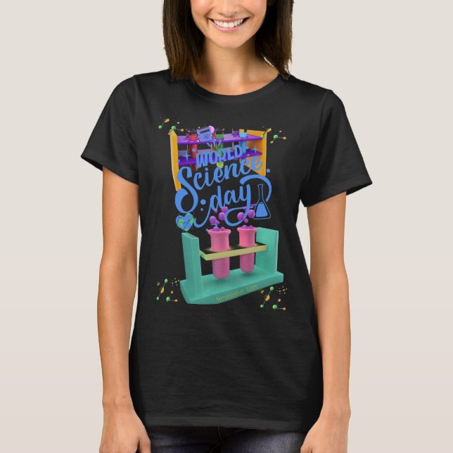 World Science Day T-Shirt (Front)