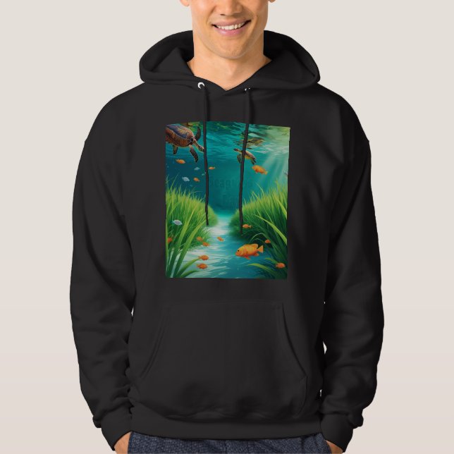 World Sea grass Day Hoodie (Front)