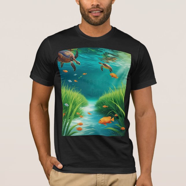 World Sea grass Day T-Shirt (Front)