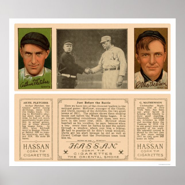 World Series McGraw Giants Baseball 1912 Poster (Front)