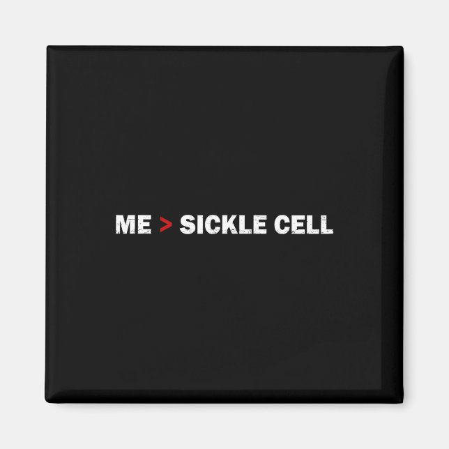 World Sickle Cell Day Greater Than Sickle Cell  Magnet (Front)