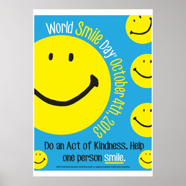 World Smile Day 2013 Poster 20x28 (Front)
