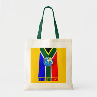 World Soccer South Africa Soccer ball globe Tote Bag