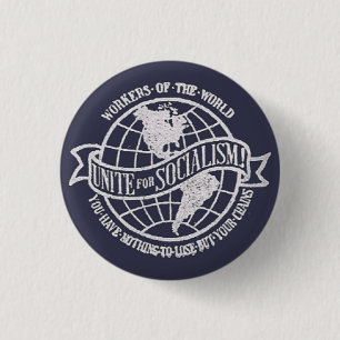 World Socialist Party of the United States badge