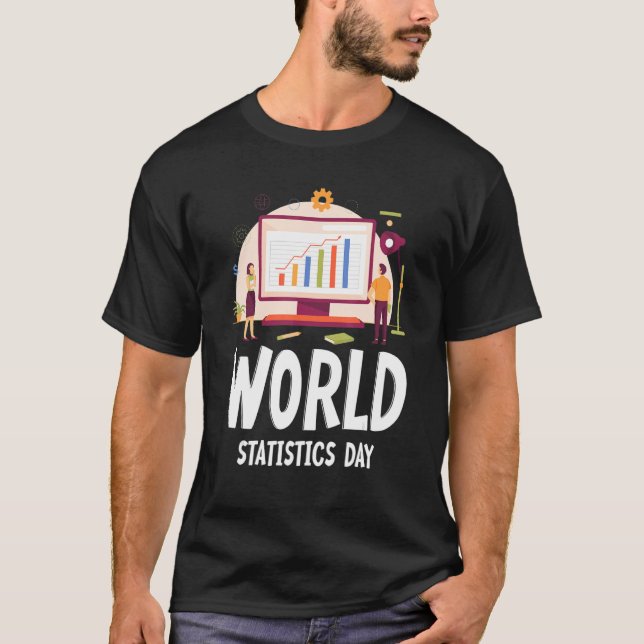 World Statistics Day United Nations T-Shirt (Front)