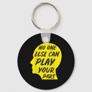 World Suicide Prevention Awareness Day Yellow Key Ring