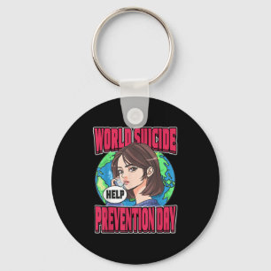 World Suicide Prevention Day Awareness September 1 Key Ring