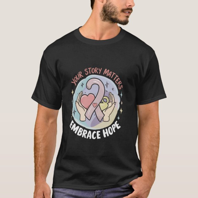 World Suicide Prevention Day Embrace Hope Hope & S T-Shirt (Front)