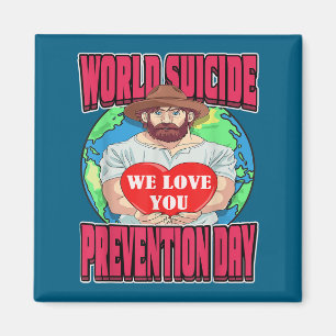 World Suicide Prevention Day Motivational Dad Sept Magnet