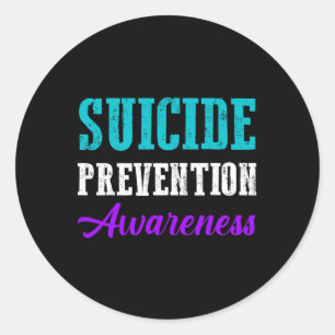 World Suicide Prevention Day Suicide Awareness  Classic Round Sticker