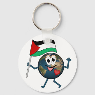 World supports Palestinian Statehood Key Ring