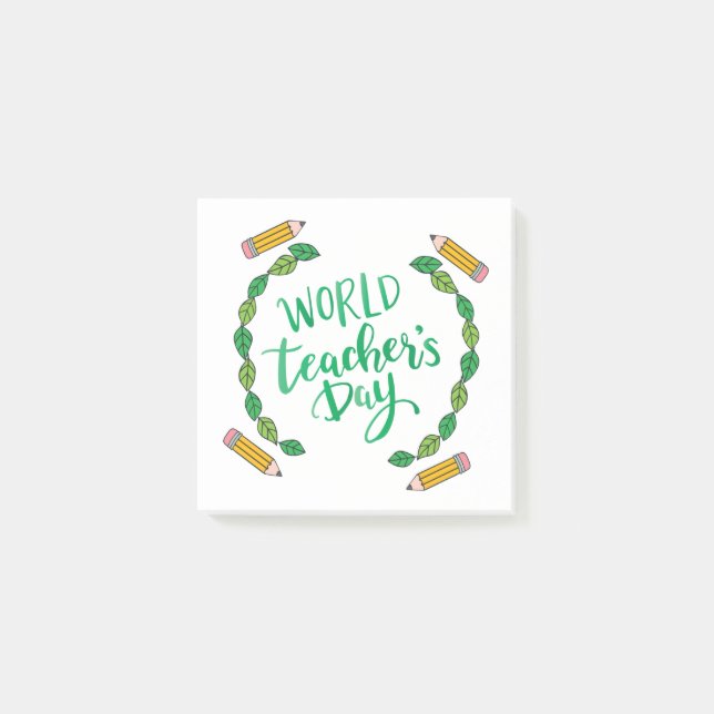 world teachers day post-it notes (Front)