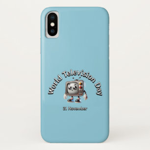 World Television Day. 21 November  iPhone X Case