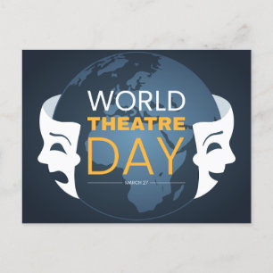 World Theatre Day Postcard