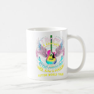 World Tour Autism I Rock The Spectrum Mom Inclusio Coffee Mug