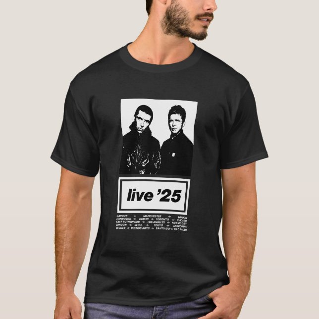 World Tour - Oasis Reunion Live 2025 T-Shirt (Front)