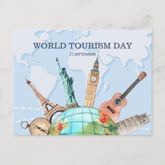 World Tourism Day Postcard (Front)