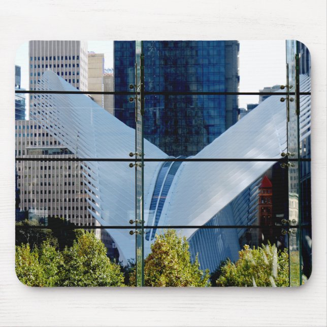 World Trade Centre Transportation Hub, NY Mouse Pad (Front)