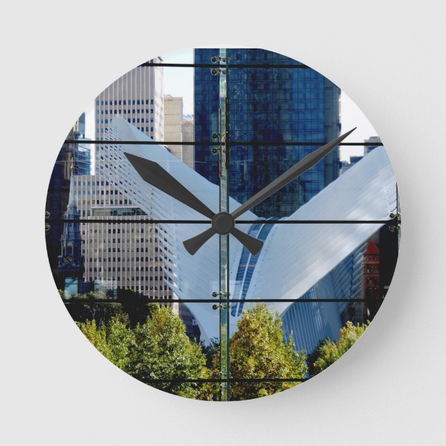 World Trade Centre Transportation Hub, NY Round Clock (Front)