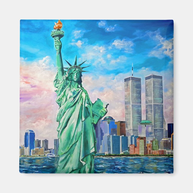 World Trade Centre Twin Towers, NYC Art by Galina Magnet (Front)