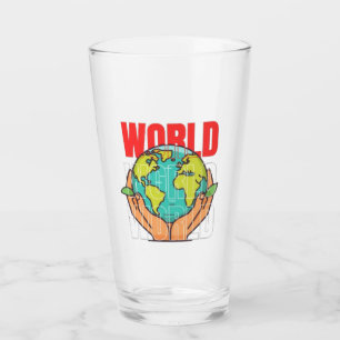 World – Travel Adventure Globe Design Glass