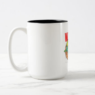 World – Travel Adventure Globe Design Two-Tone Coffee Mug