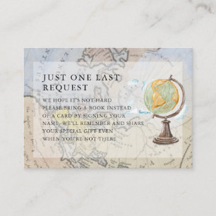 World Travel Book Request Enclosure Card