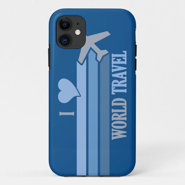 World Travel custom iPhone case-mate Case (Back)