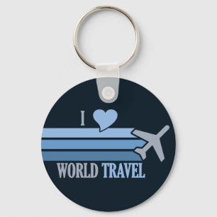 World Travel key chain