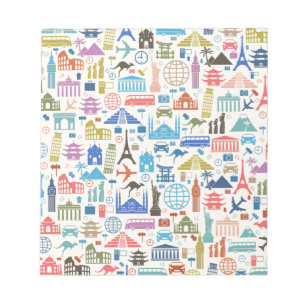world travel notepad