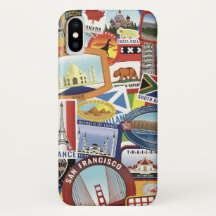 World Travel Pattern Case-Mate iPhone Case