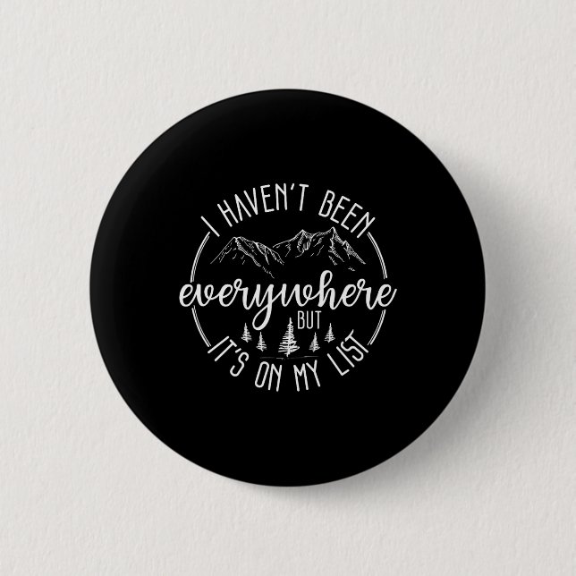 World Traveller  6 Cm Round Badge (Front)
