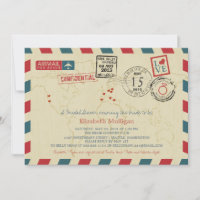 World Traveller Airmail | Bridal Shower