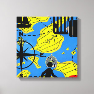World Traveller Canvas Print