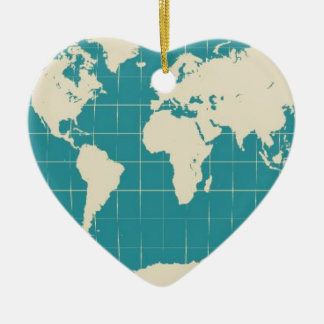 World Traveller Ceramic Tree Decoration