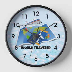 World Traveller Clock