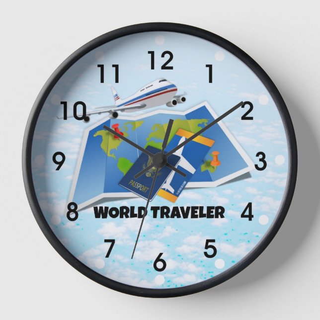 World Traveller Clock (Front)