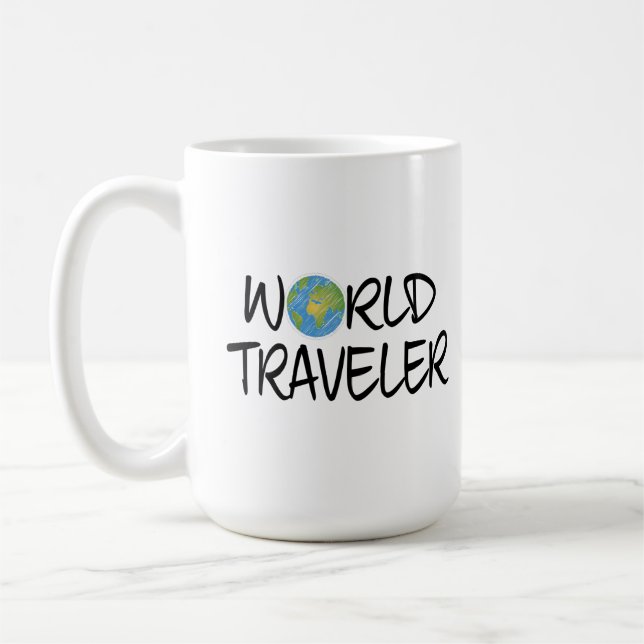 World Traveller Coffee Mug (Left)