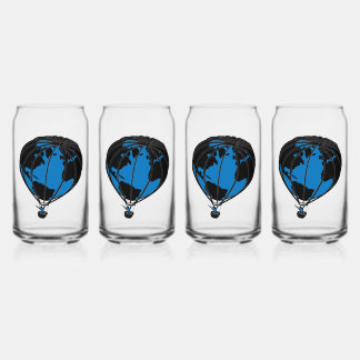World Traveller Drink ware Set Can Glass