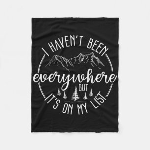 World Traveller Fleece Blanket
