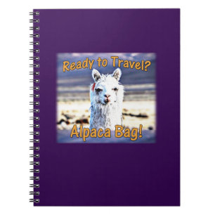 World Traveller - Funny Alpaca Bag Notebook