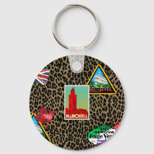 world traveller key ring