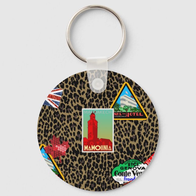 world traveller key ring (Front)