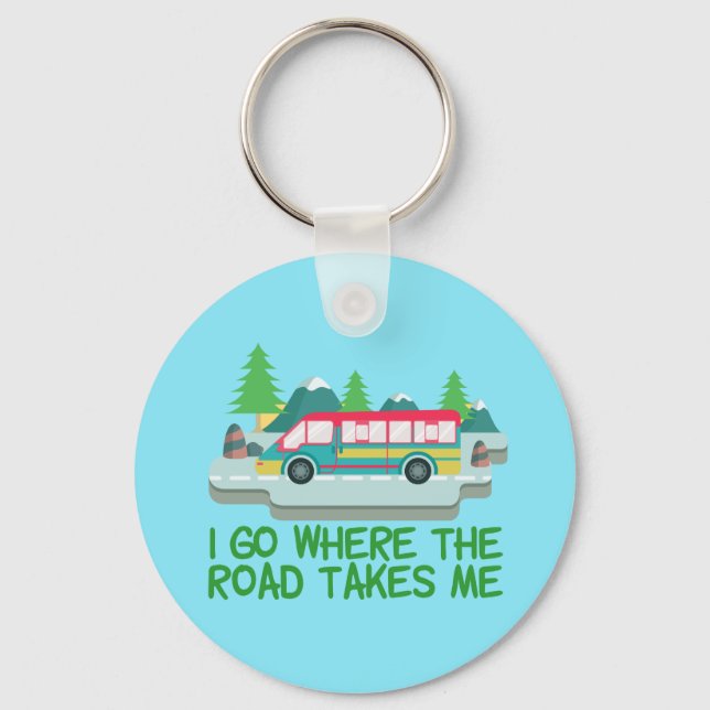 World Traveller RV Nomad Key Ring (Front)