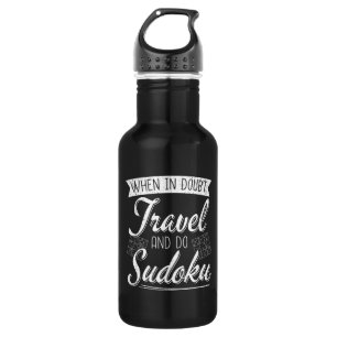 World Traveller Sudoku Puzzle Lover 532 Ml Water Bottle